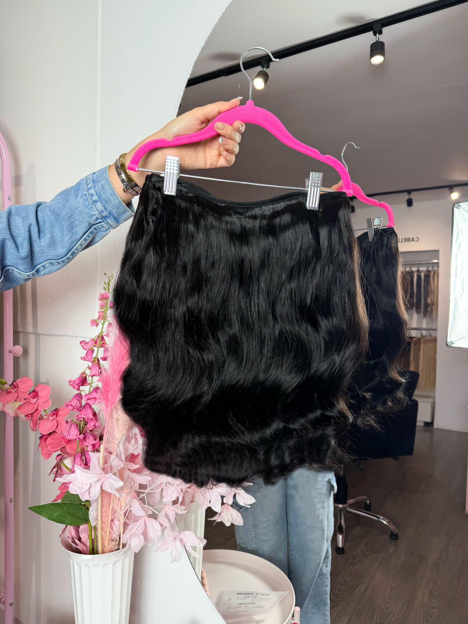 Cortina de 2 Metros💗 Natural 18"